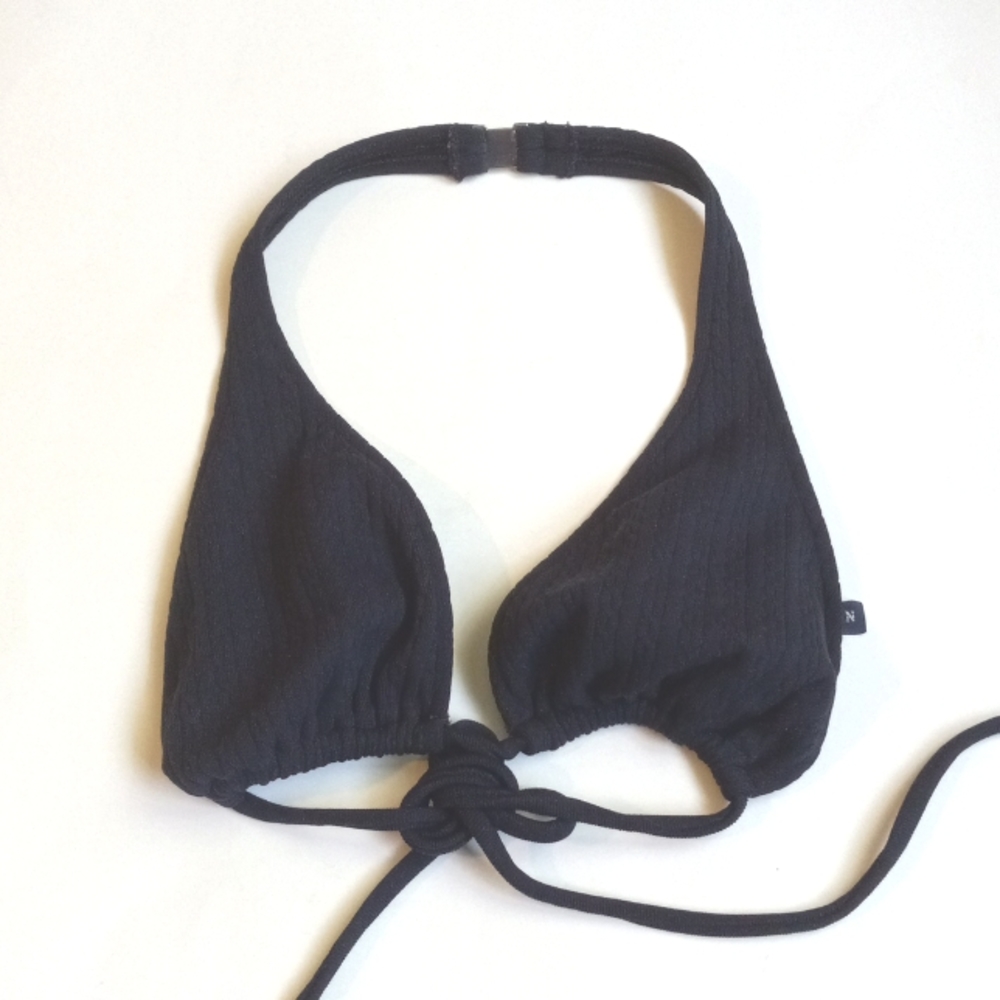 RALPH LAUREN  BLUE HALTER TOP BIKINI
